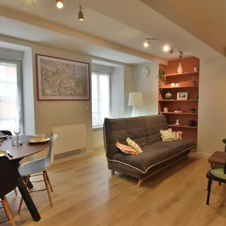 Appartement L'ecrin Du Bourg - 2 Min Chateau & Maison Bernadette