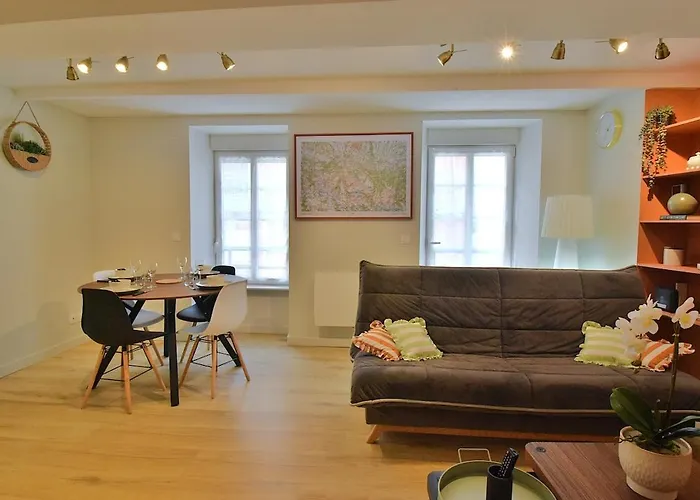 Appartement L'écrin Du Bourg - 2 Min Château&maison Bernadette